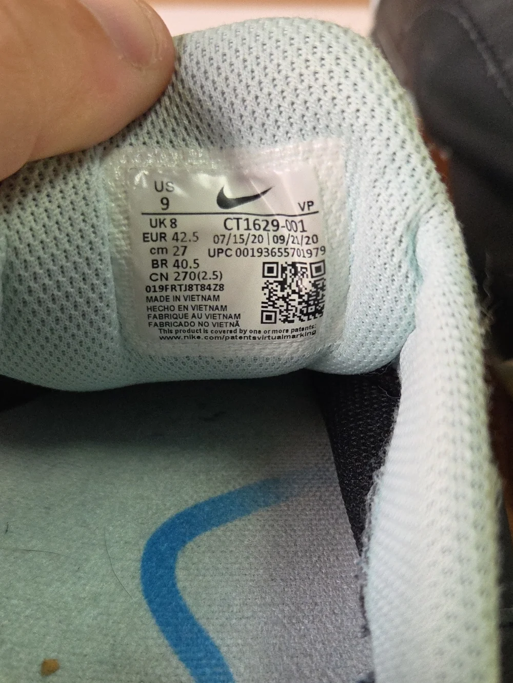 Nike Zoom Pulse nursing shoes 2020 Size 9